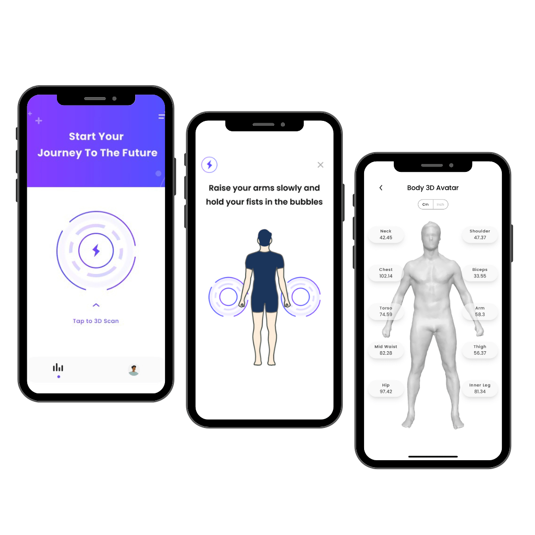 3D Body Visualizer for Body Measurements
