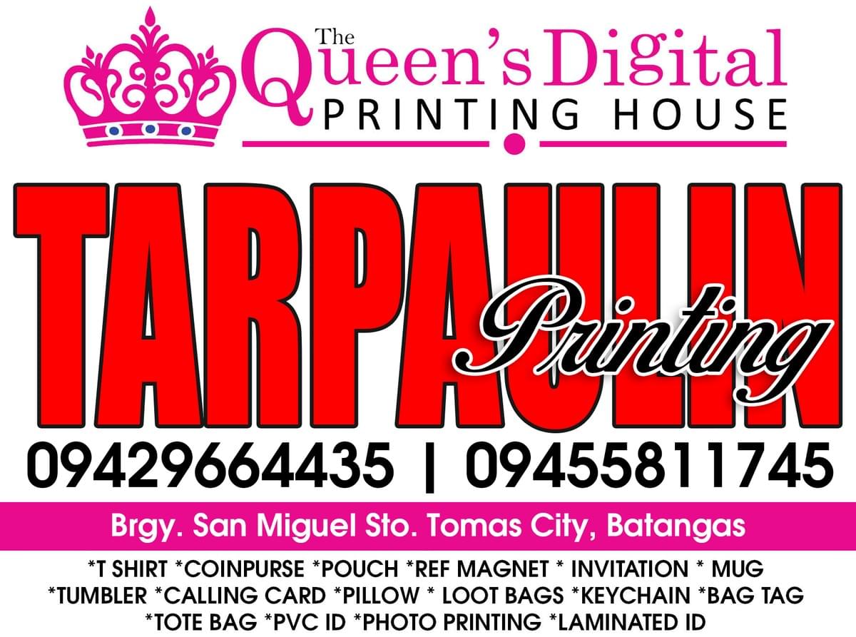 Tarpaulin Printing Services in Sto. Tomas Batangas