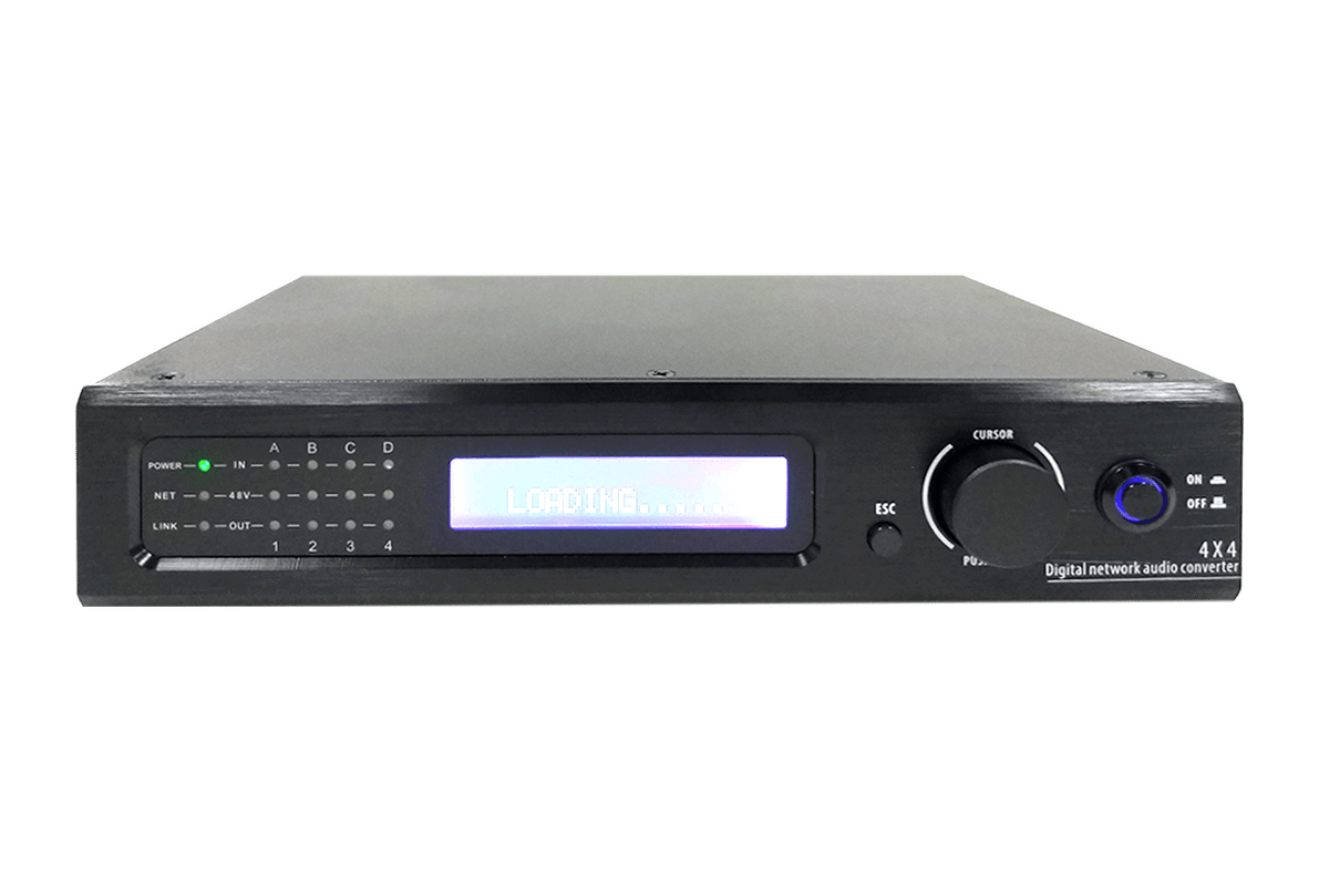 audio analog digital network convertor