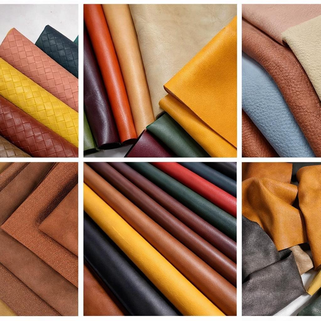 Top-Grain Leather;Vegetable-Tanned Leather;Pebbled Leather / Embossed Leather; Saffiano Leather;Napa Leather.
