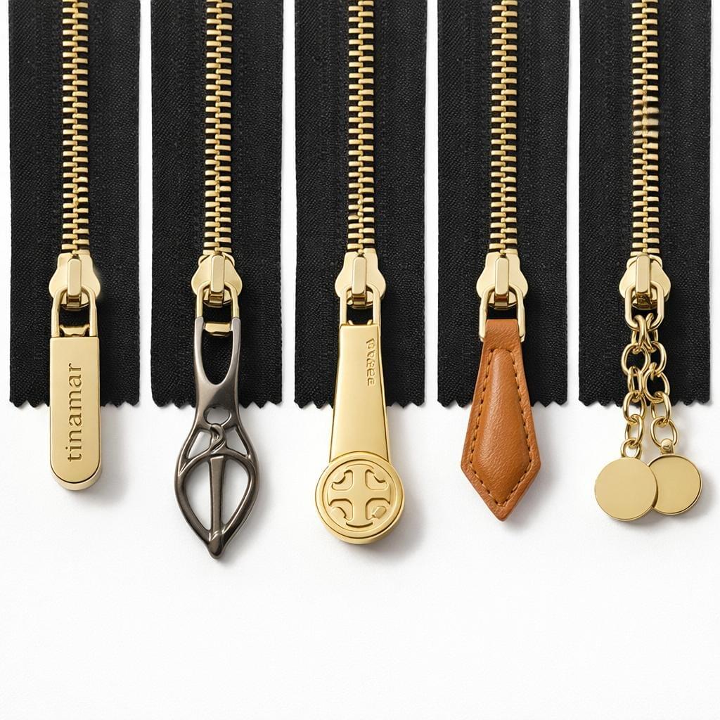 YKK quality optional / smooth pull / anti-rust / custom logo pullers