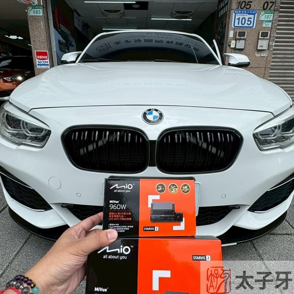 MiVue 960W3 前4K後2K內2K 三鏡頭行車記錄器 安裝於 BMW F20