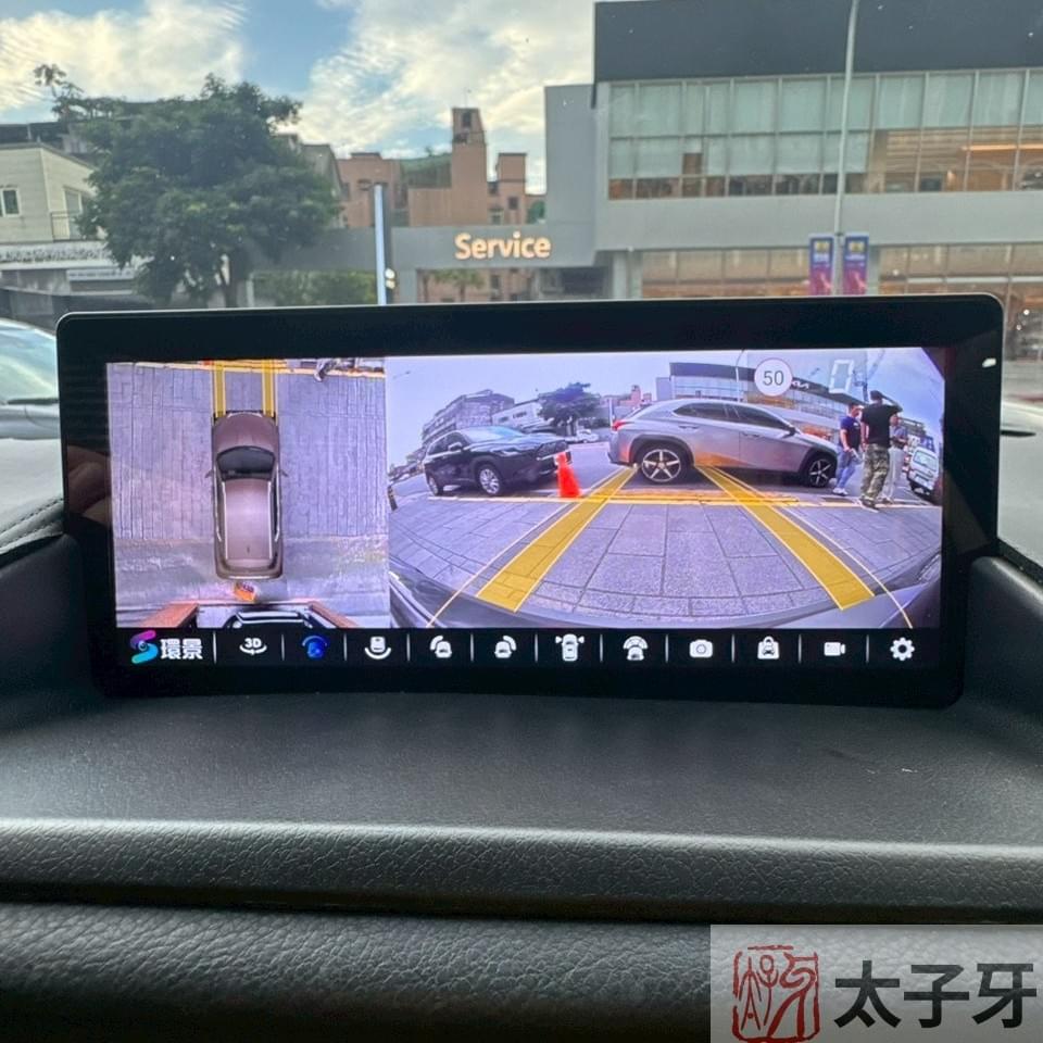 Lexus CT 安裝 JHY 360 環景鏡頭位置示意