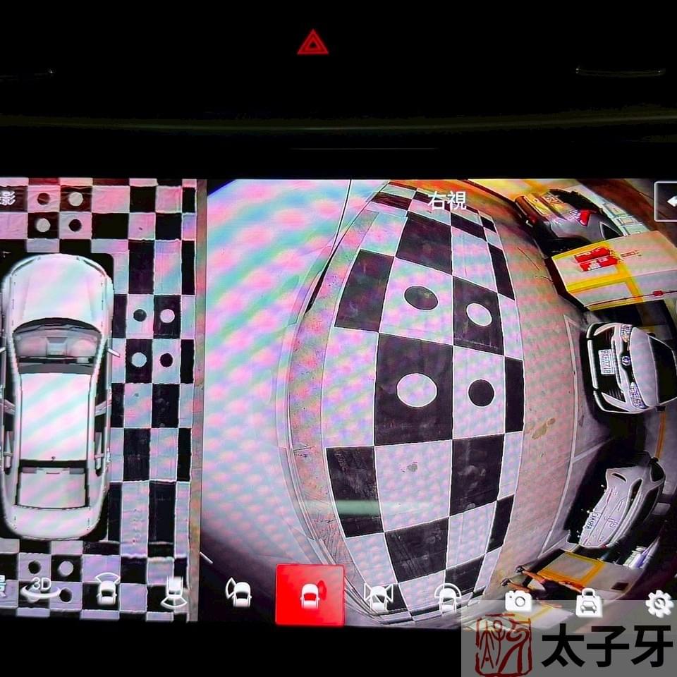 QS60 大螢幕倒車畫面示意