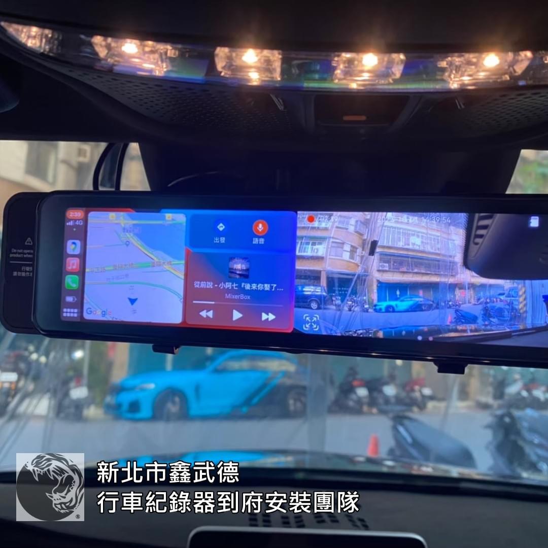 新北市公司停車場行車紀錄器到府施工畫面