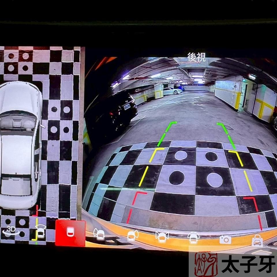 QS60 大螢幕倒車畫面示意