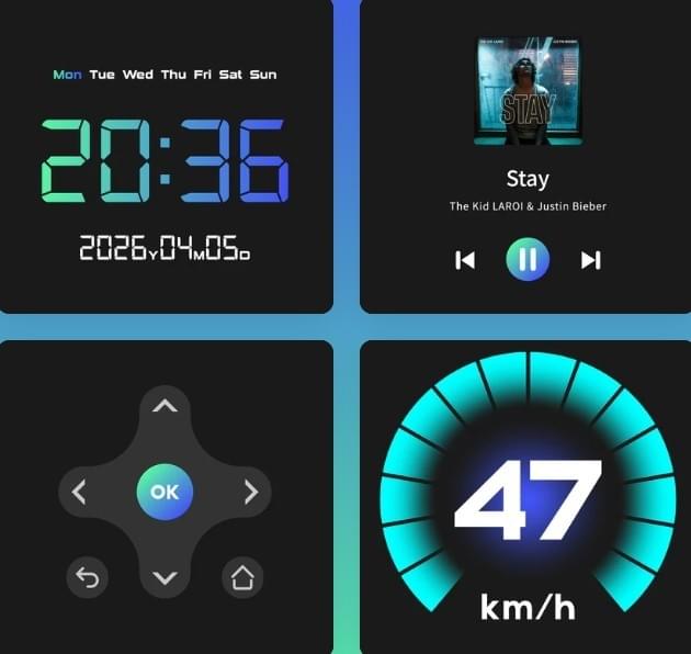 CP2 TOUCH Android 13 interface without NaviKing