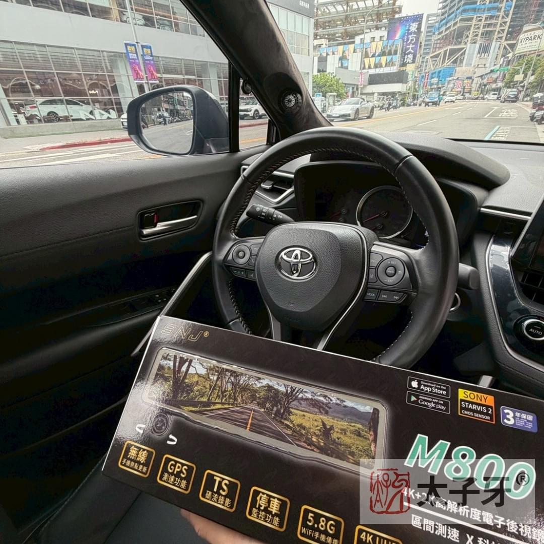 Corolla Cross 掃描者 M800 主機固定與鏡頭角度調整照片