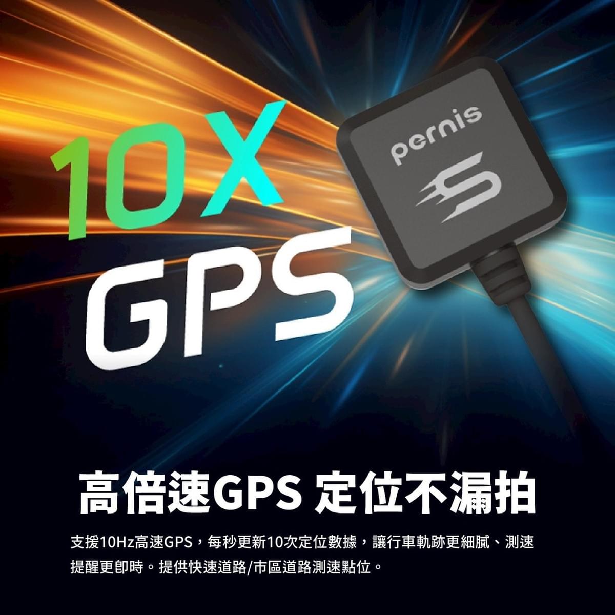Polaroid MS283WGS 機車行車記錄器｜前後雙鏡1080P HDR｜IP67防水｜WiFi連線｜支援GPS測速警示燈柱