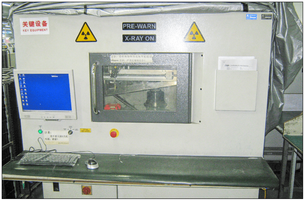 PCB inspection of fishing rod camera