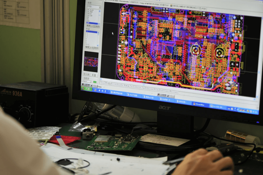 PCB layout of wifi dash camera