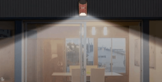 solar garden lights with 120 degree  detected range