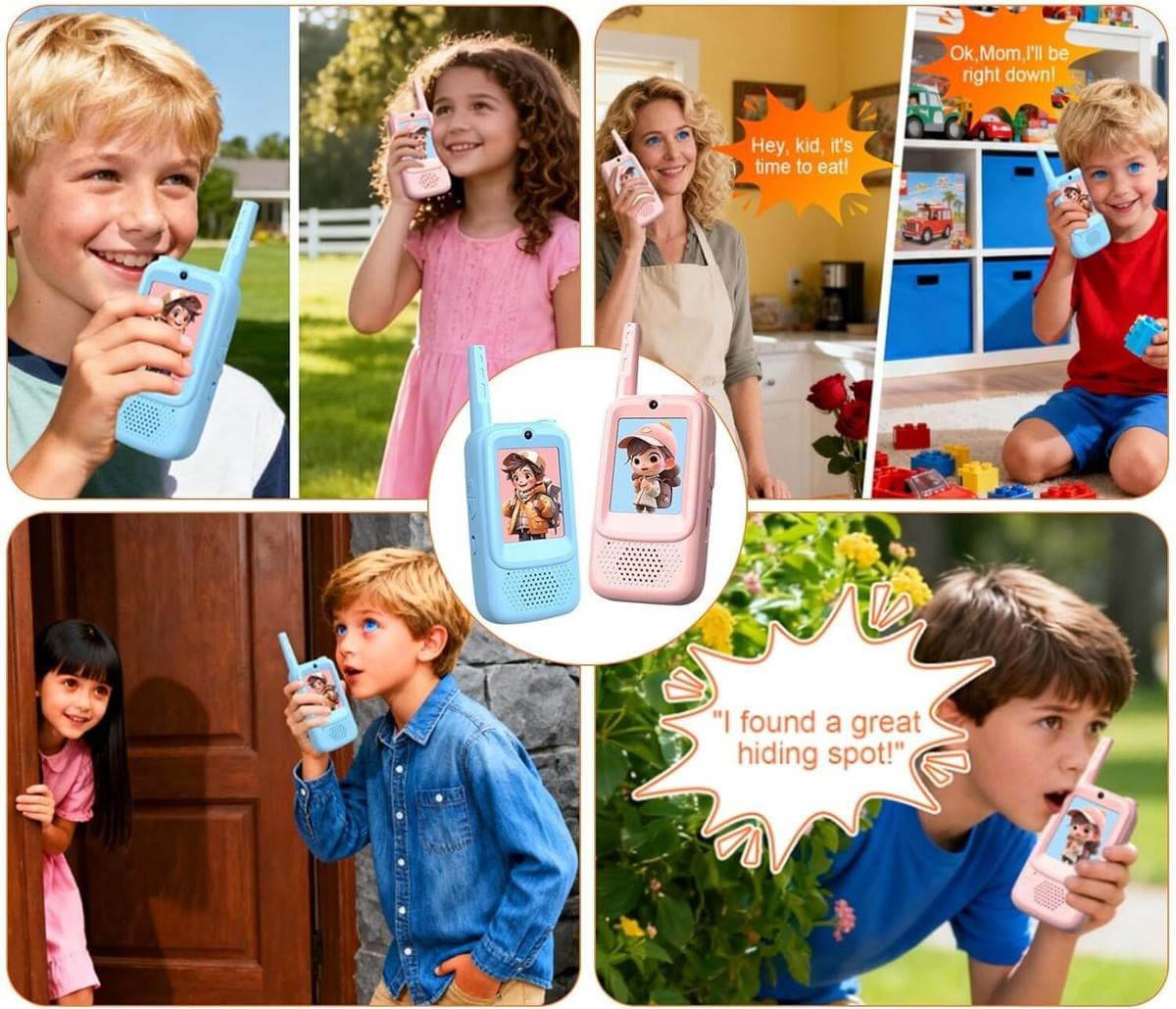 Video walkie-talkie for kids