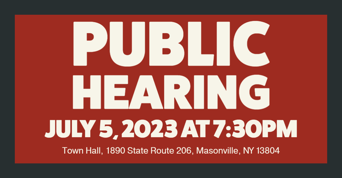 Town of Masonville NY