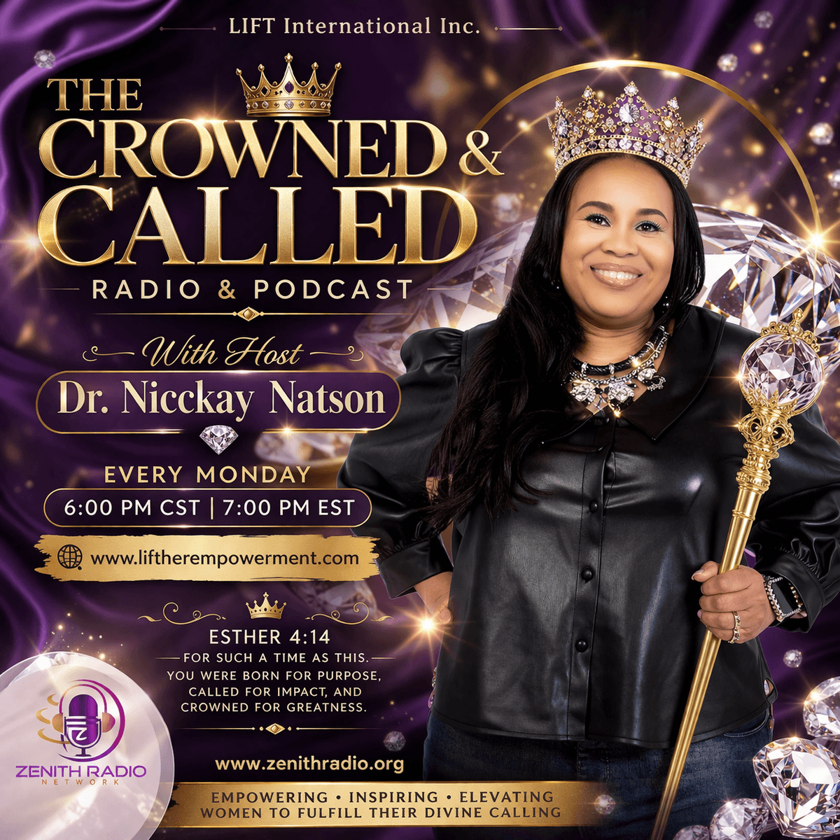 Join the LIFTHer Global Movement Empowerment Awaits You (L.I.F.T) Ladies In Faith Together Inc.                                                               "We Rise By Lifting Others"                                                         Join The LIFTHer Global Movement                                                                         Flourish Women​Foundational Scriptures: Proverbs 31:25, Isaiah 62:3, Proverbs 31:10She is clothed with strength and dignity, and she laughs without fear of the future. Proverbs 31:25You shall be a crown of beauty in the hand of the Lord, and a royal diadem in the hand of your God. Isaiah 62:3Her worth is far above Rubies. Proverbs 31:10Vision:The vision of L.I.F.T (Ladies In Faith Together) International Inc. Women’s Ministry is a ministry beyond the four walls of the church that empowers, equips, LIFTS in prayer, platform woman, and women in ministry with the belief that the world is my pulpit. It’s ministry is to seek to fulfill Christ’s mission by encouraging women to fulfil