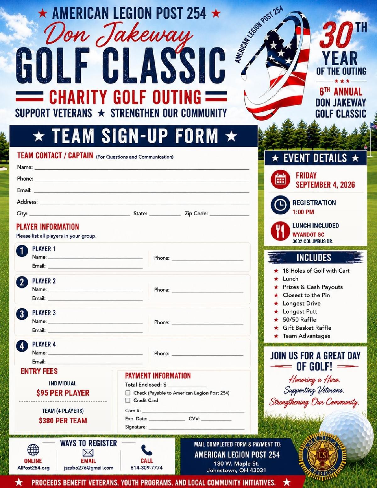american legion johnstown ohio golf application american legion johnstown ohio golf application