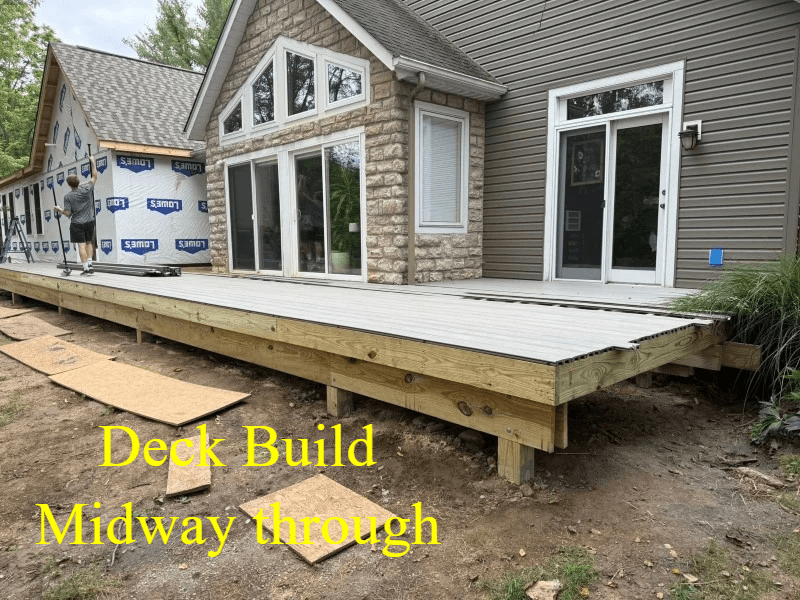deck build midway through room addition orient ohio deck build midway through room addition orient ohio