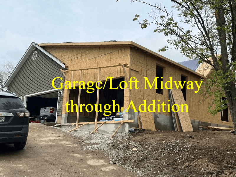 garage/loft section midway through room addition orient ohio garage/loft section midway through room addition orient ohio