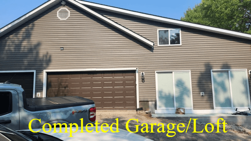 completed garage/loft room addition orient ohio completed garage/loft room addition orient ohio