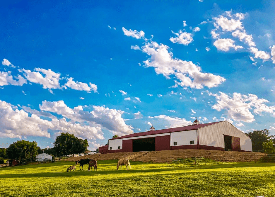 riding arena construction company licking county ohio