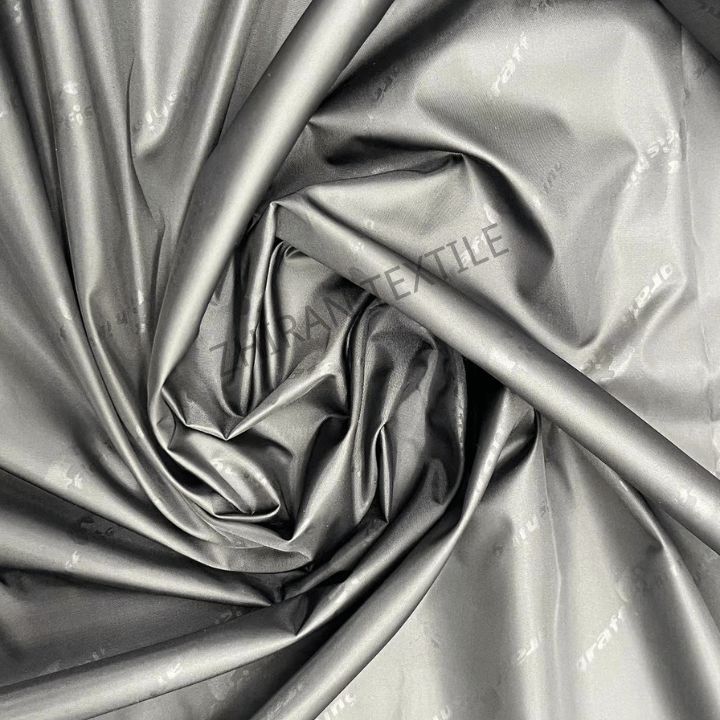 Embossed and calendered anti-velvet lining 290T Taffet Fabric 