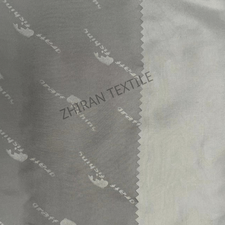 Embossed and calendered anti-velvet lining 290T Taffet Fabric 