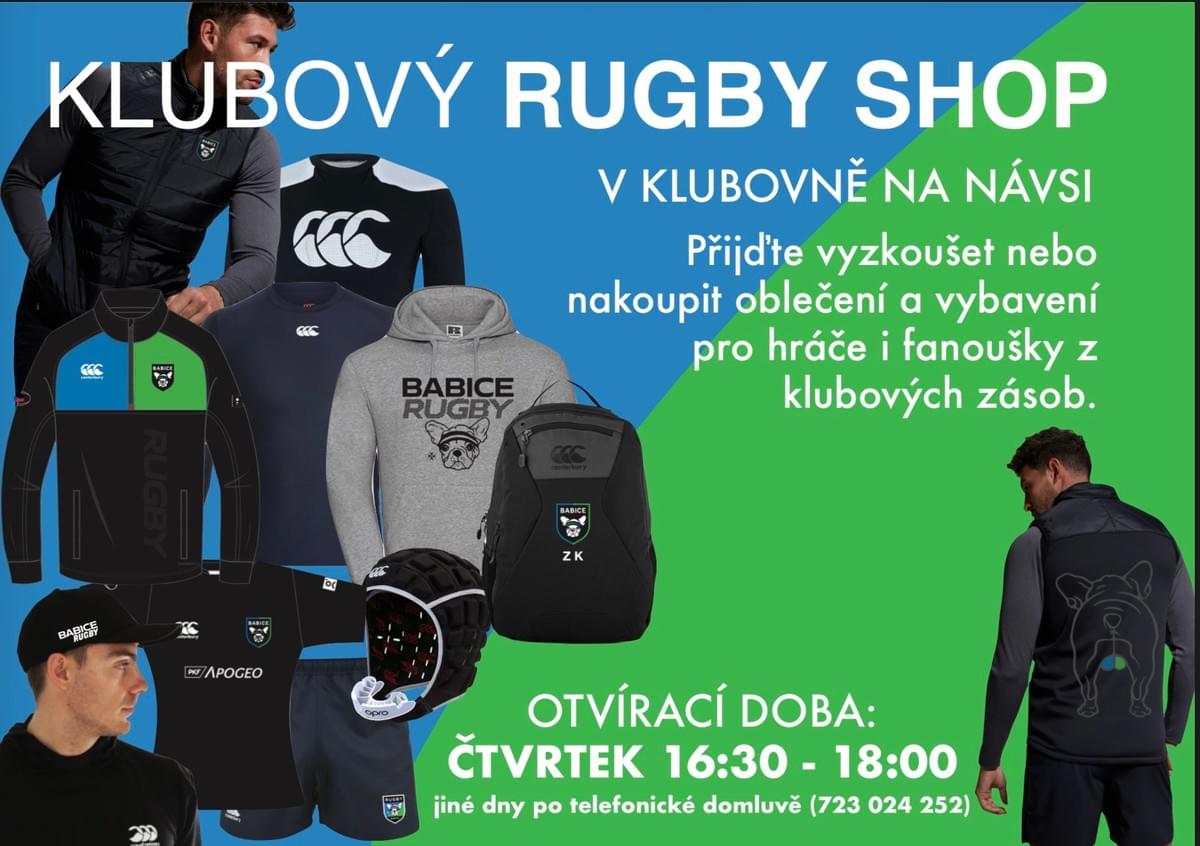 KLUBOVÝ RUGBY SHOP
