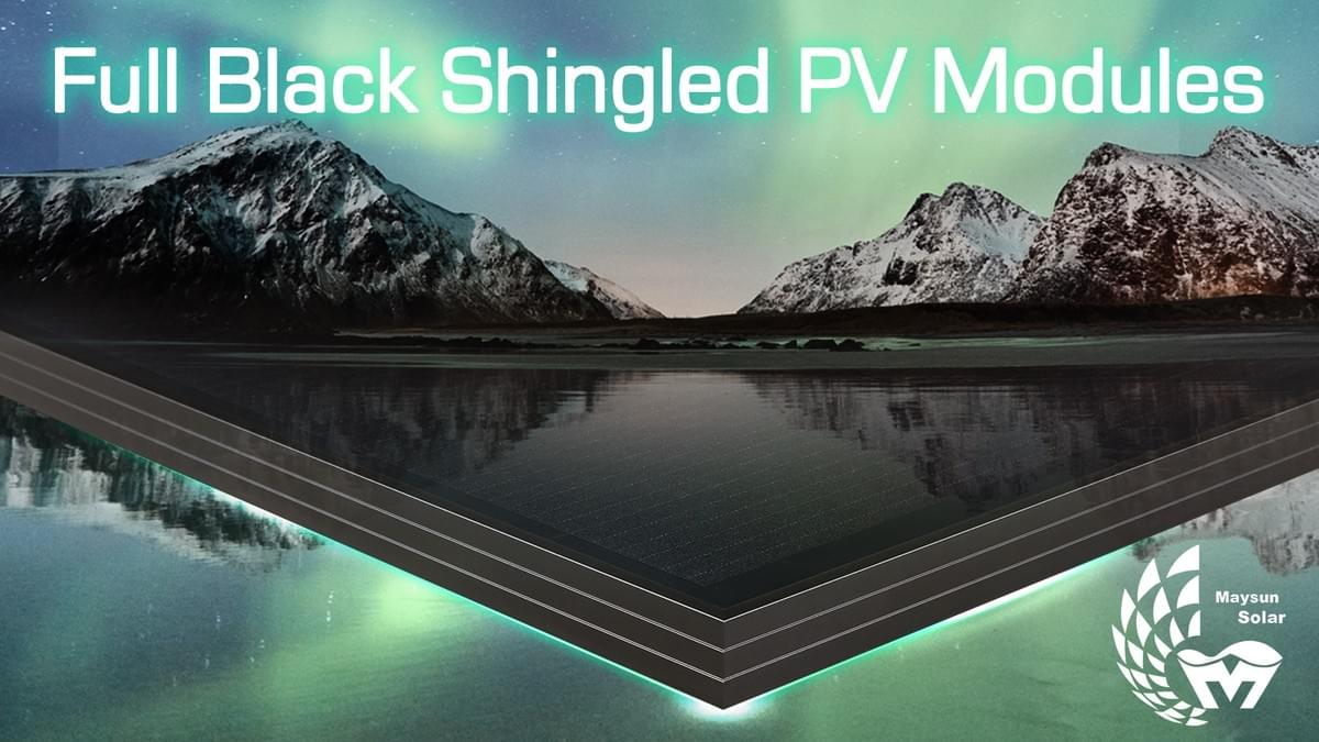 Maysun Solar 400-420W MONO Full Black PERC Shingled 1-6Cut 210mm