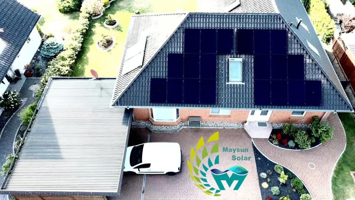 210mm PERC 340Celle 350W-380W Pannello Solare a Shingled Full-black