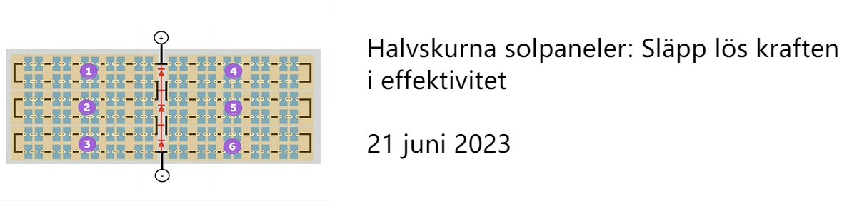Halvskurna solpaneler: Släpp lös kraften i effektivitet