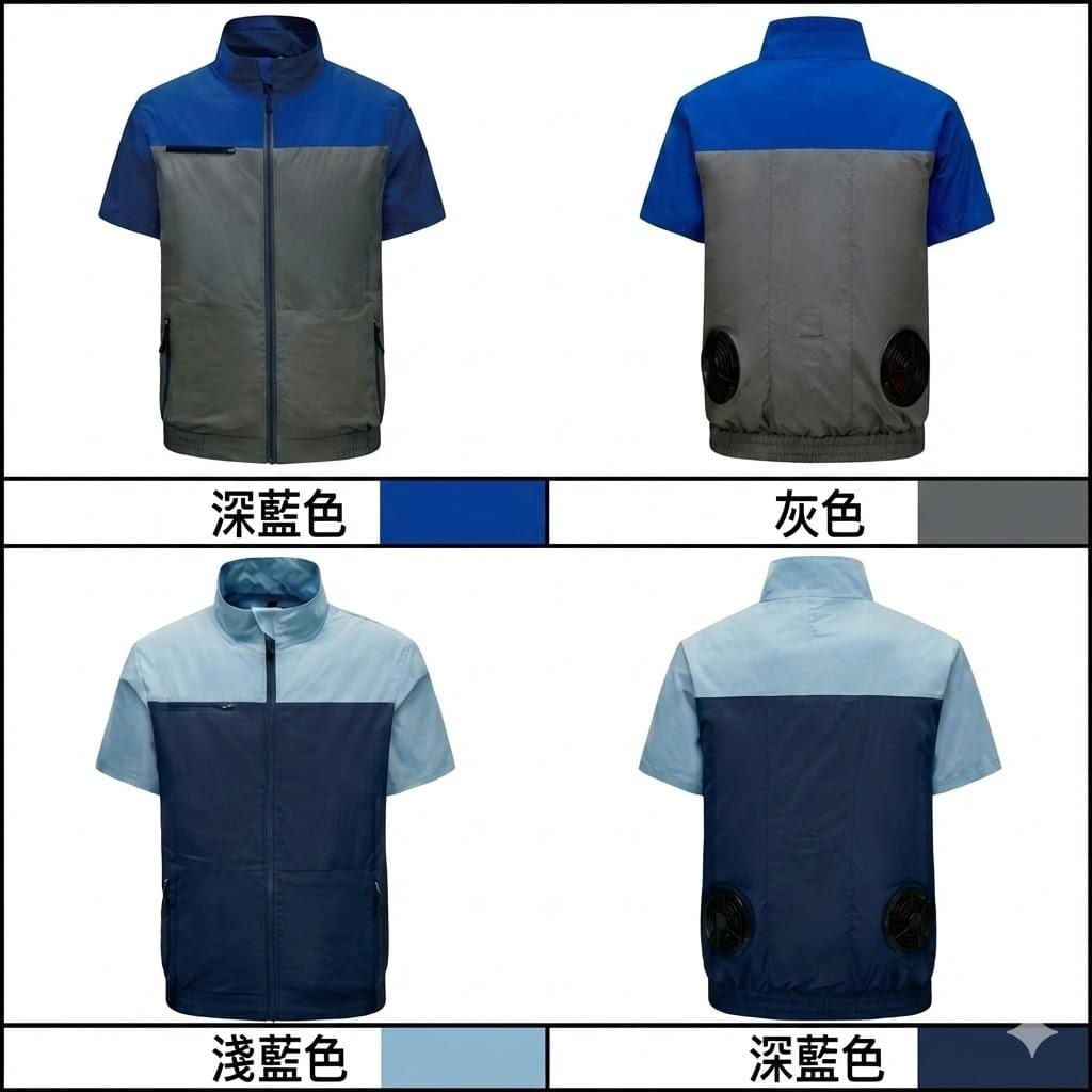 ❄️ 夏季戶外降溫神器：防曬制冷空調風扇服❄️