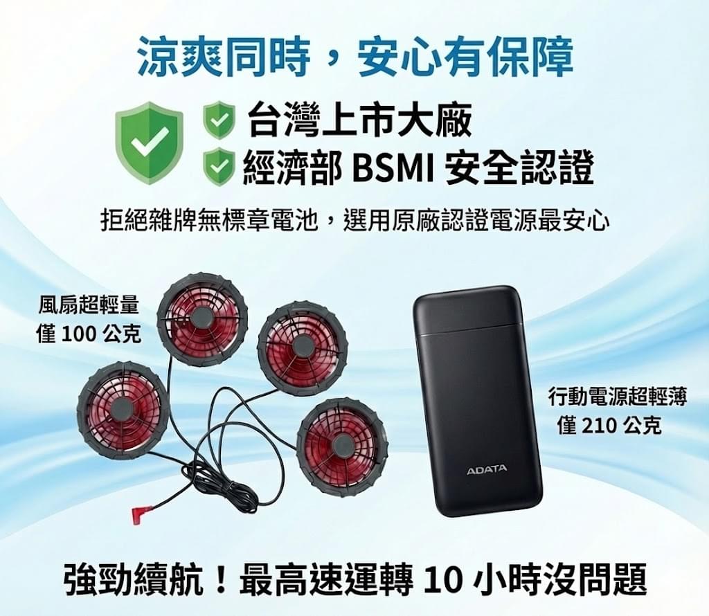 ❄️ 夏季戶外降溫神器：防曬制冷空調風扇服❄️