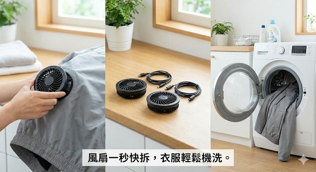 ❄️ 夏季戶外降溫神器：防曬制冷空調風扇服❄️