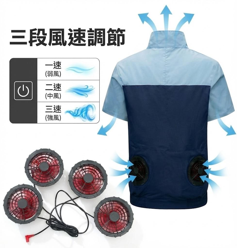 ❄️ 夏季戶外降溫神器：防曬制冷空調風扇服❄️