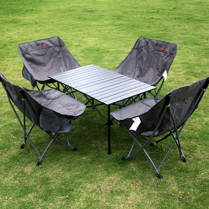 Folding Chair for Fishing and Camping High Quality Comfortable Material with Two Side Pockets
