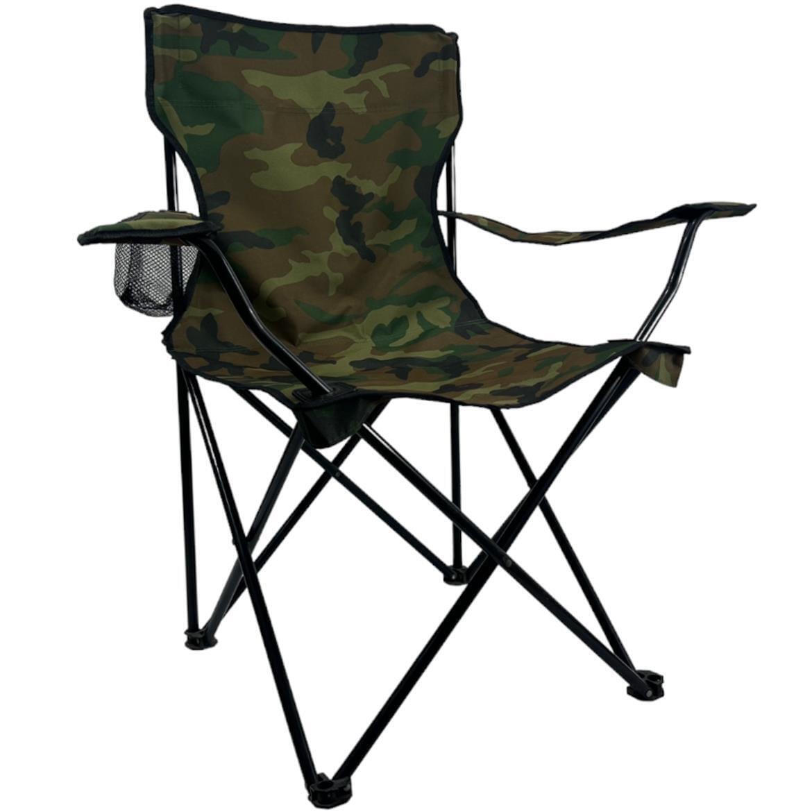 Portable Folding Camping Chair with Cup Holder Foldable Fishing Camping Chair - Outdoor Picnic Chair