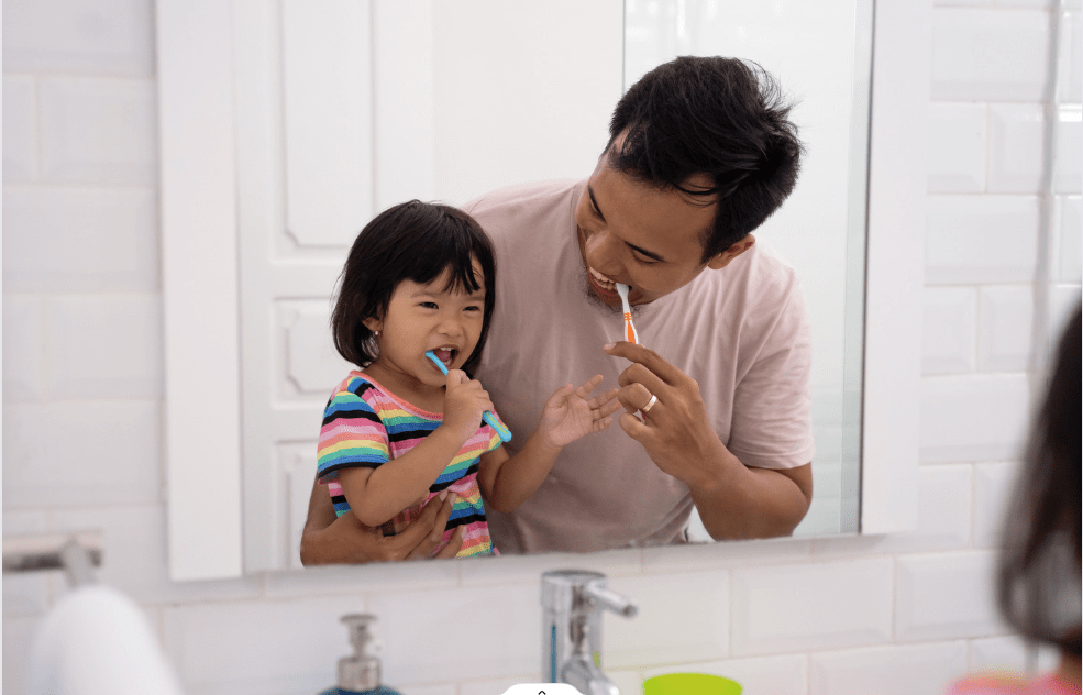 My child swallows toothpaste during brushing! Oral he...