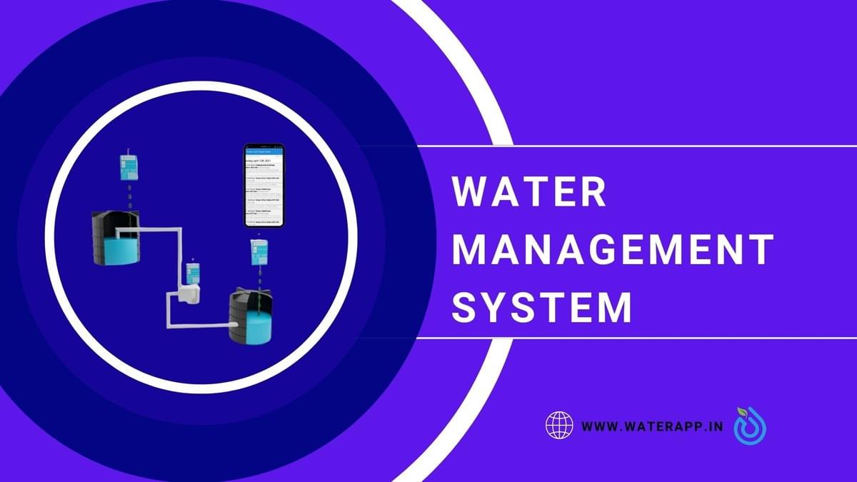 How does iot based water management system work 