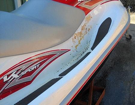 Discover top-notch services for all your fiberglass boat needs Expert Fiberglass Repairs Made Easy Ahoy and Welcome Aboard!
You have arrived at Captain Levi’s, Tampa Bay’s premier Fiberglass Boat Repair and Boat Detailing Specialist.
No matter if it’s a structural fiberglass boat repair, cosmetic fiberglass boat repair or simply detailing your boat, Captain Levi and the crew repair it!
When it comes to a broken fiberglass boat, our Captain speaks broken fiberglass fluently!
Captain Levi’s provides shop and boat yard quarters as well as mobile fiberglass boat repair and detailing.
Aboard Captain Levi’s, we provide immediate, as well as long term solutions, to all your fiberglass boat repair and boat detailing needs.  
Mobile Fiberglass Boat Repair and Gel Coat Restoration
Fiberglass Boat Repair, from minor Gel Coat scratches to heavy Fiberglass Boat Collision Damage
Structural Fiberglass Boat Repair and replacement of structural fiberglass members, such as Fiberglass Boat Decks.
Fiberglass Boat Bulkheads
Fiberglass Boat Transom Repair/Replacement
Fiberglass Boat Stringer Repair