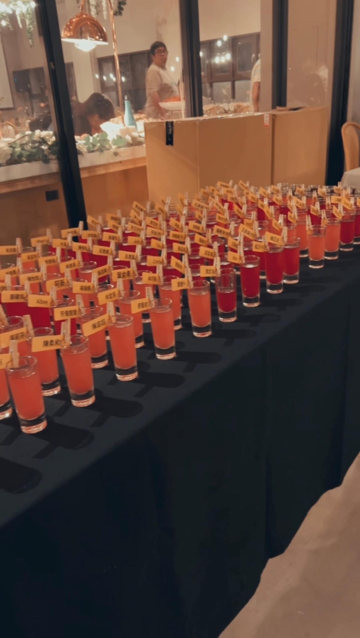 婚禮 Shot 杯簽到 行動酒吧互動設計