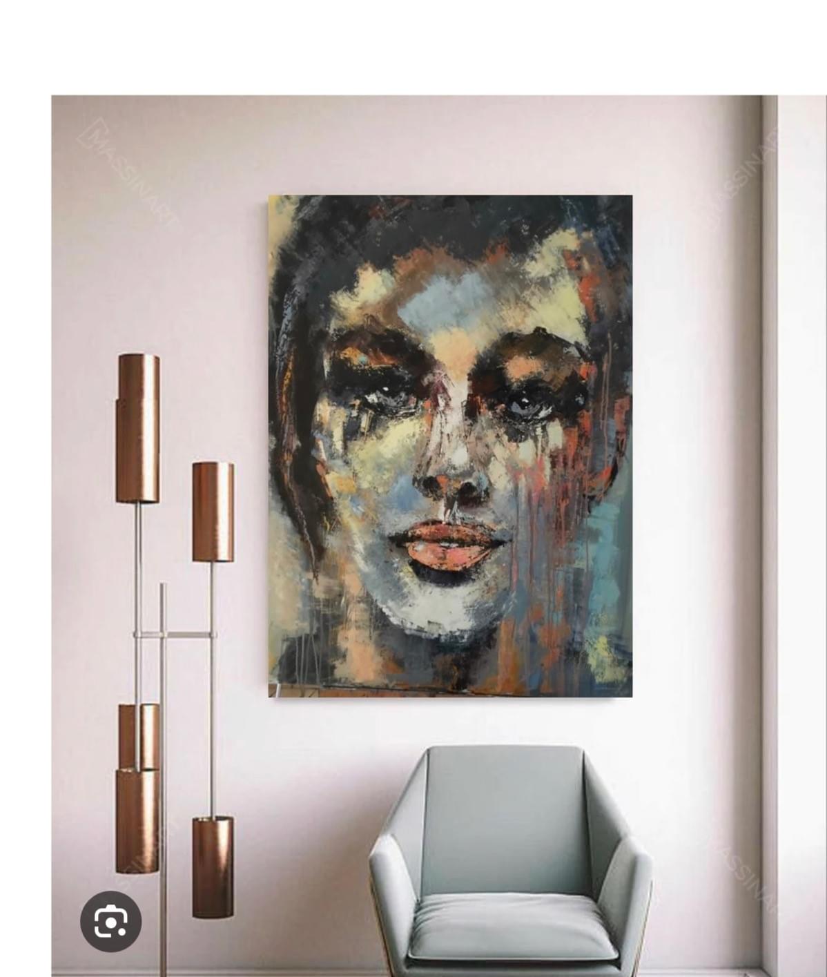 ISABELLE - Dimenion : 100X80CM