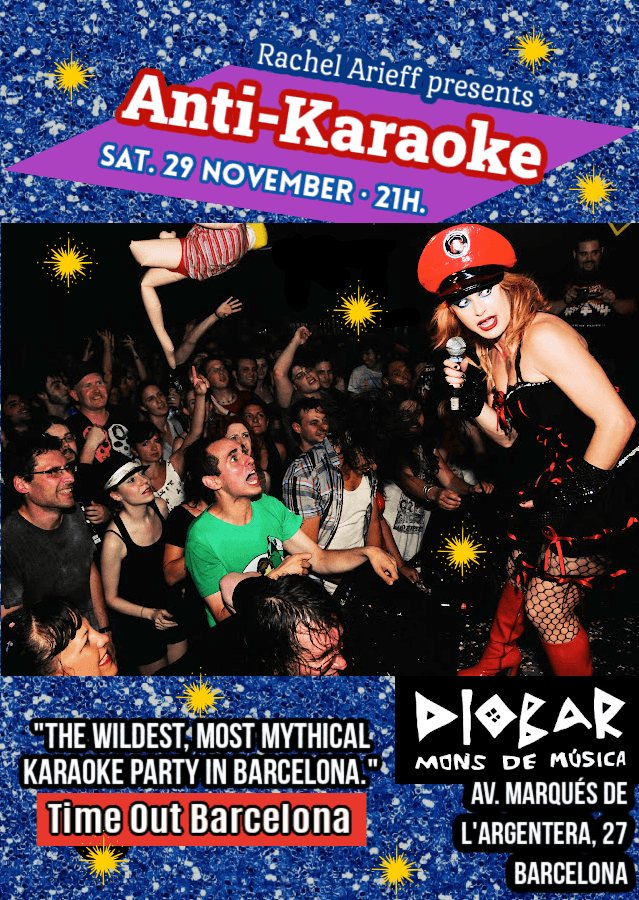 Get advance tickets to the next Anti-Karaoke Barcelona now