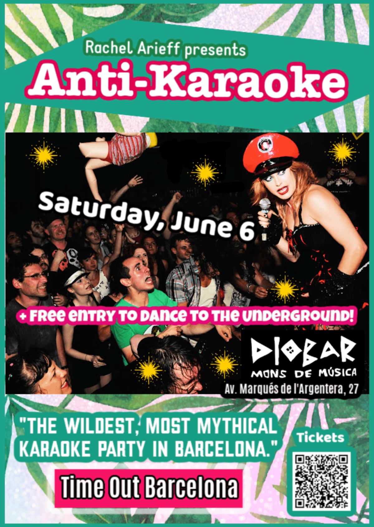 Anti-Karaoke June 6,, 2026 at Diobar