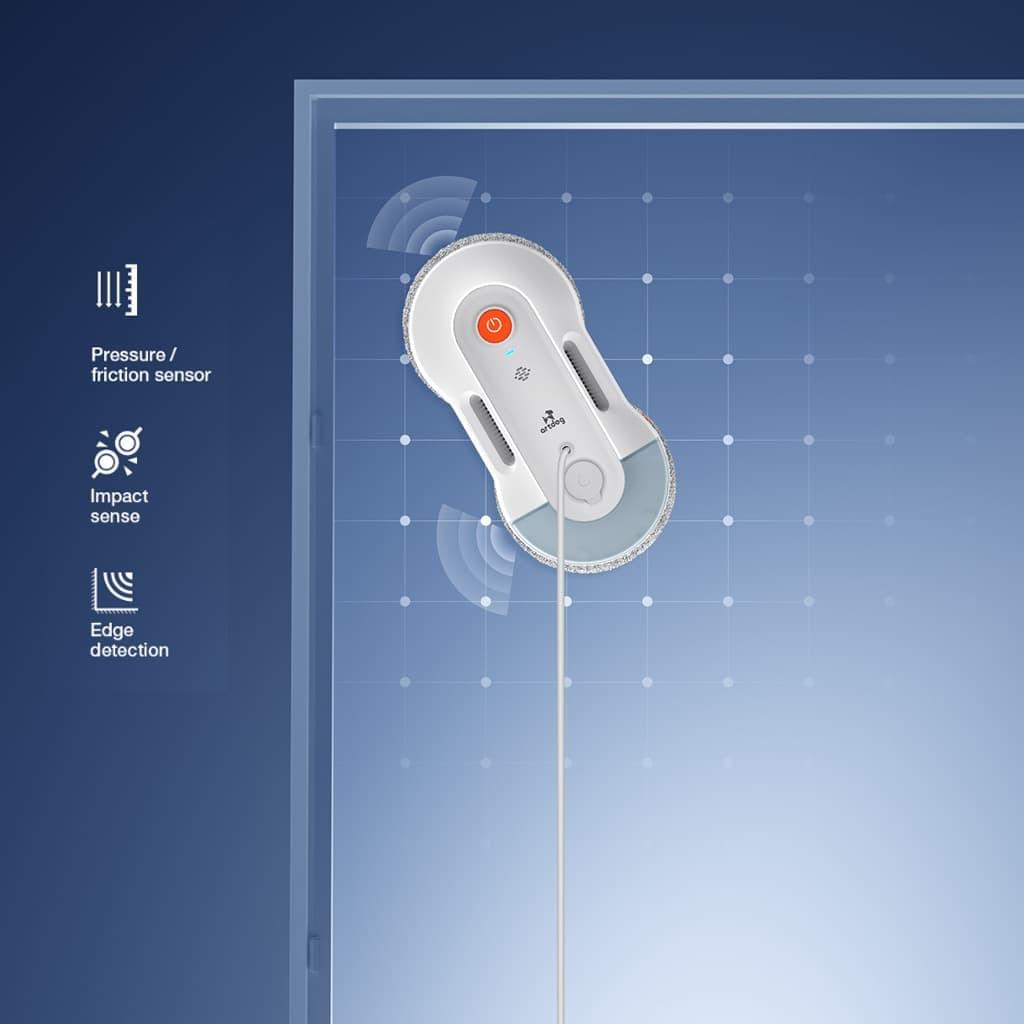 Crystal clear streak-less windows - Using Artdog smart window cleaning robot.