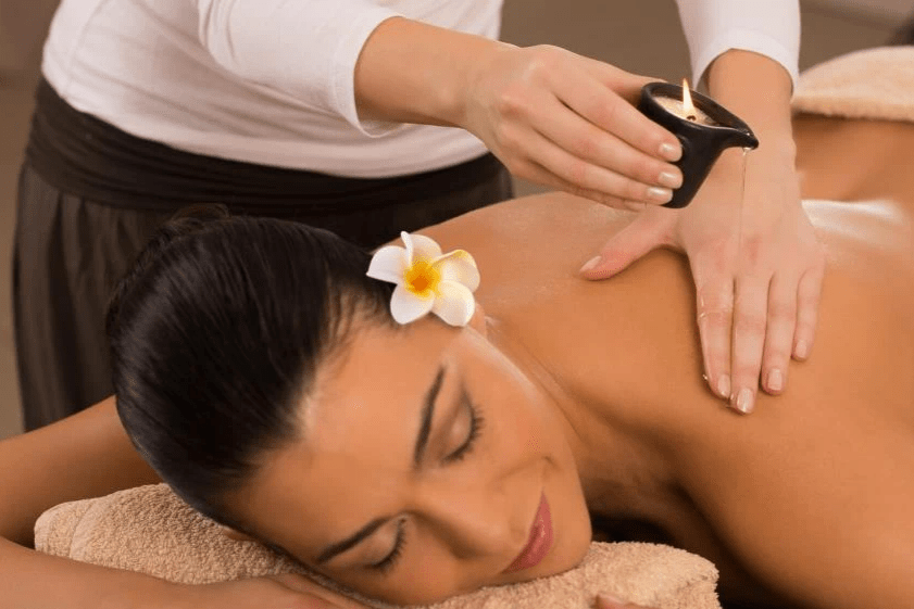 Massage à la bougie