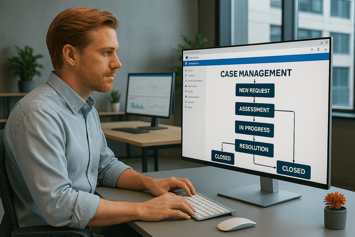Personer använder signeringslösningen