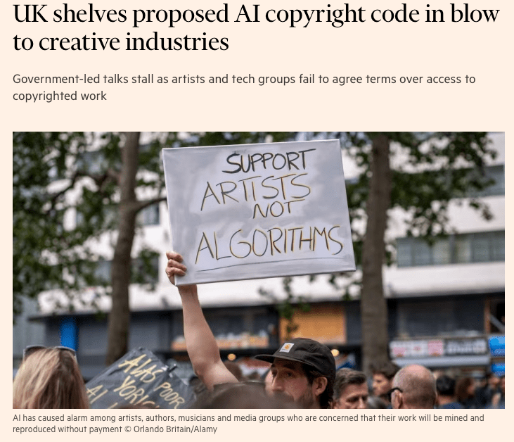 Support artists, not algorithms - Sustainability