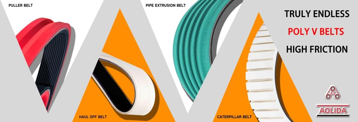 Puller belt haul off belt pipe extrusion belt caterpiller belt poly v belt