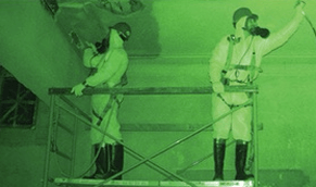 Fibrous asbestos abatement