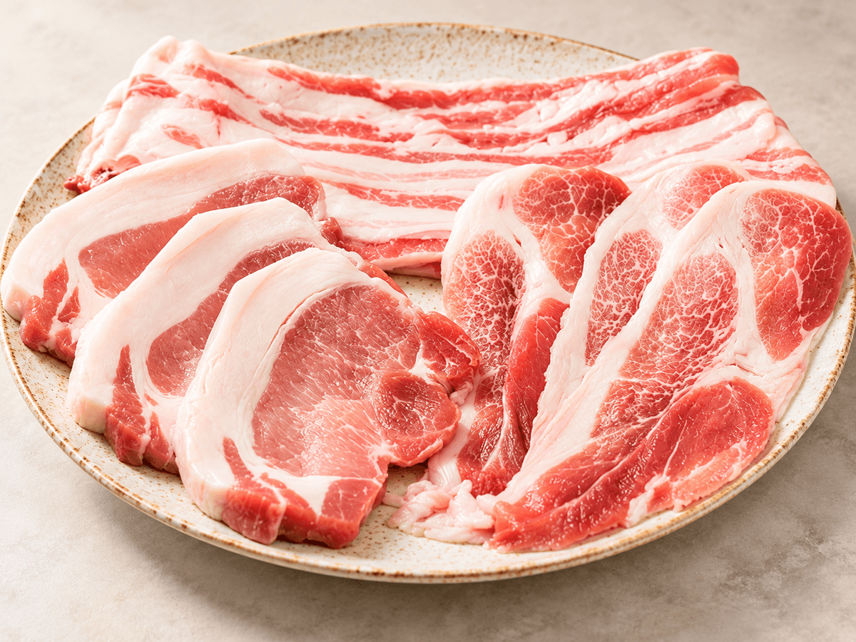 山梨県産ブランド豚 縄文スィートポークの精肉